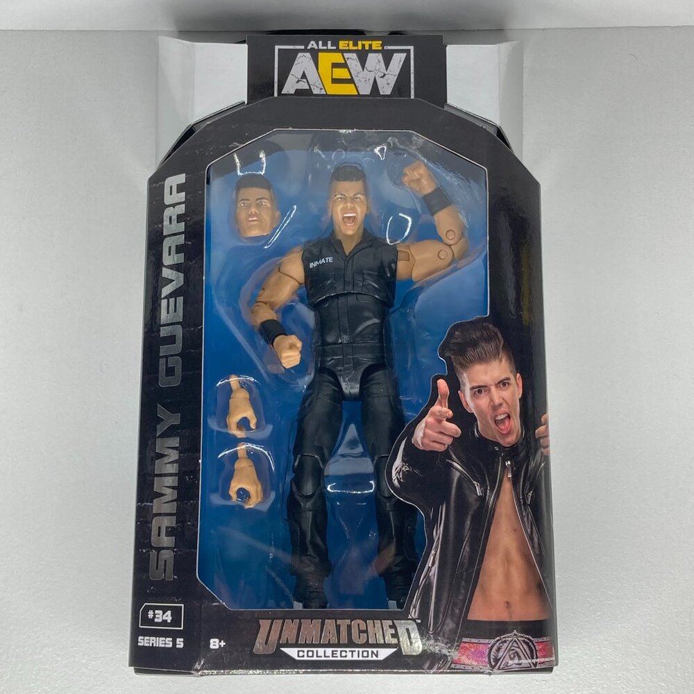 Sammy Guevara - AEW Unmatched Series 5 Jazwares Wrestling Action Figure